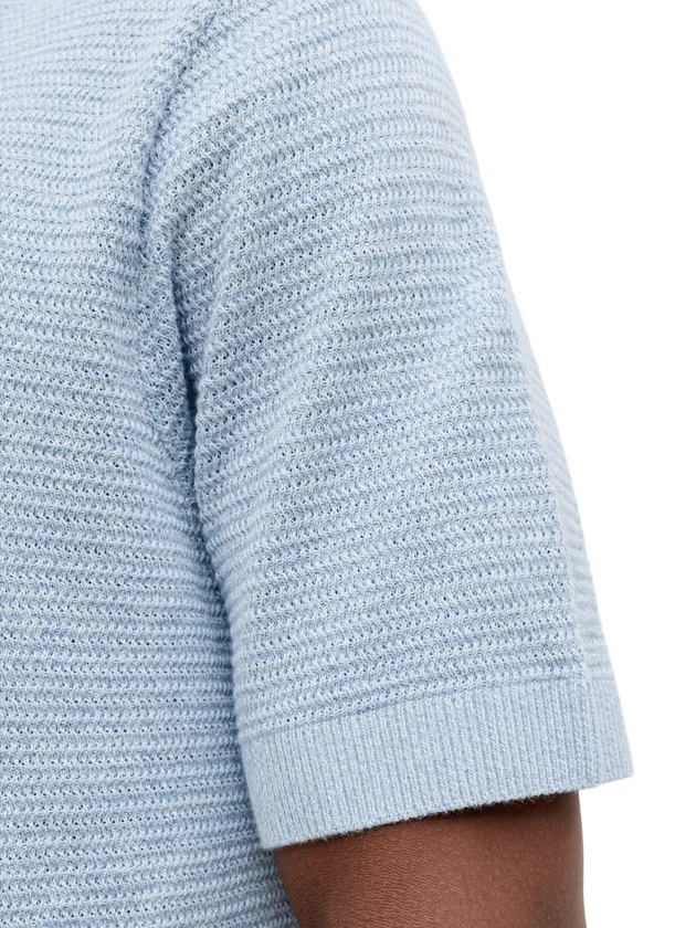 Bluriley Knit Crew Neck Ss Sn