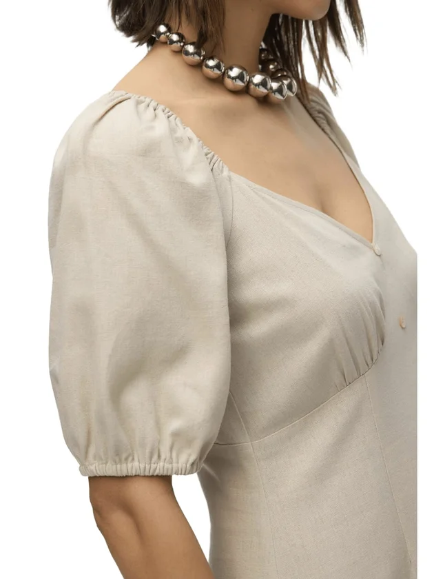Mymo 2/4 Short Shirt Dress Wvn Ga