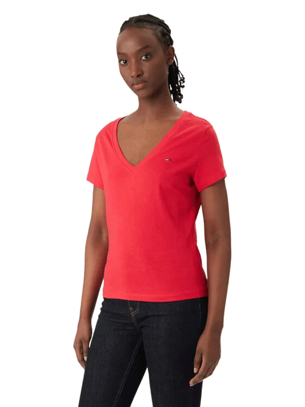 Slim V Neck Tee
