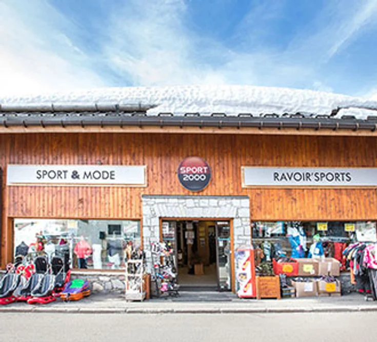 Extérieur du magasin SPORT 2000 ST FRANCOIS LONGCHAMP RAVOIR'SPORTS LES 4 VALLEES