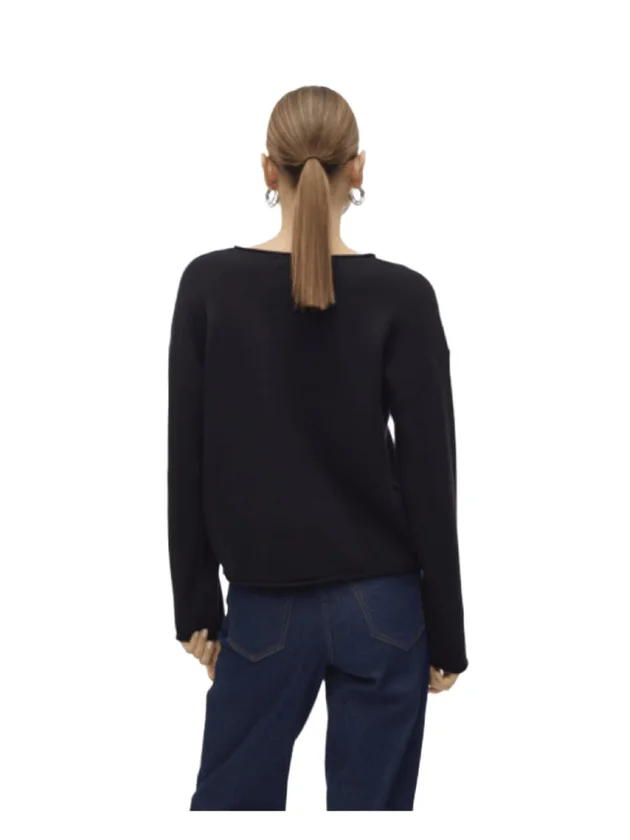 Saba Roll LS O-Neck Pullover Ga Noos