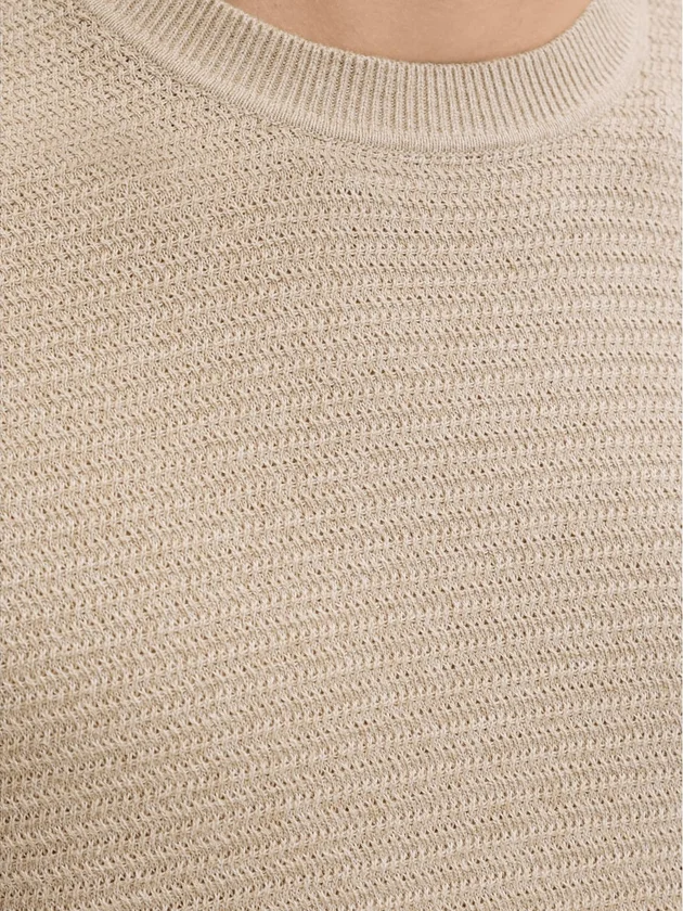 Bluriley Knit Crew Neck Ss Sn