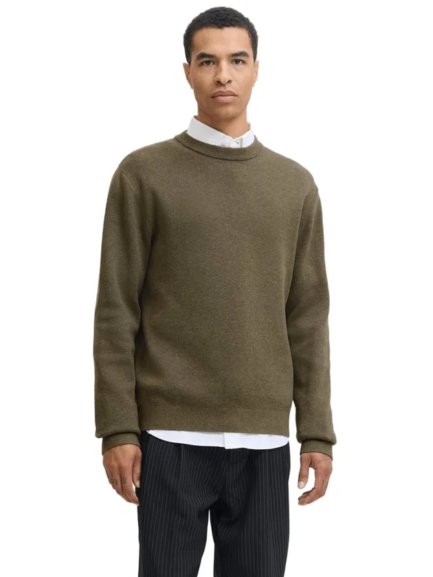 Milano Stitch Knit Crew Neck Sn