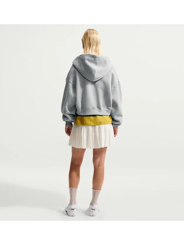 NSW Studio Fleece Midweight Oversized Cropped Full Zip