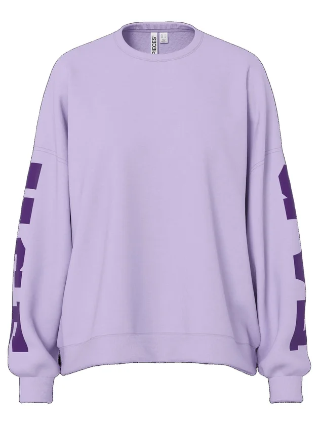 PcFany O Neck Oversized Sweat
