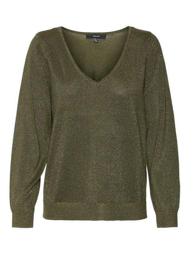 Vmelsa Shine V Neck Pullover Rep Btq