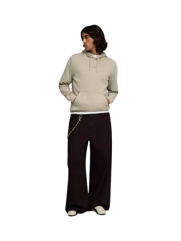 Ess Small No1 Logo Centered Hoodie Fl
