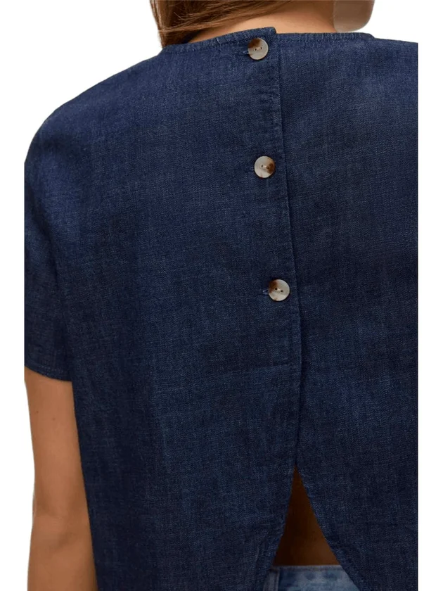Kirstin SS Denim Top