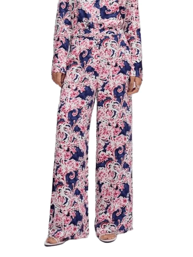 Print Hight Rise Pants