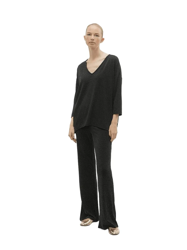 3 4 V Neck Top Lx