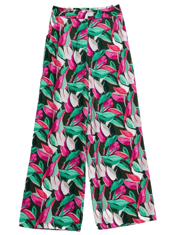 Print Hight Rise Pants