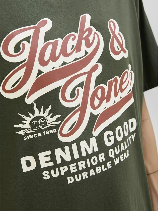 JJElogo Tee Ss O Neck 2 Col Aw25 Sn