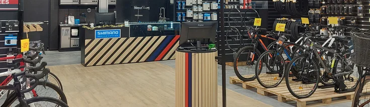 Intérieur du magasin MONDOVELO CHALLANS