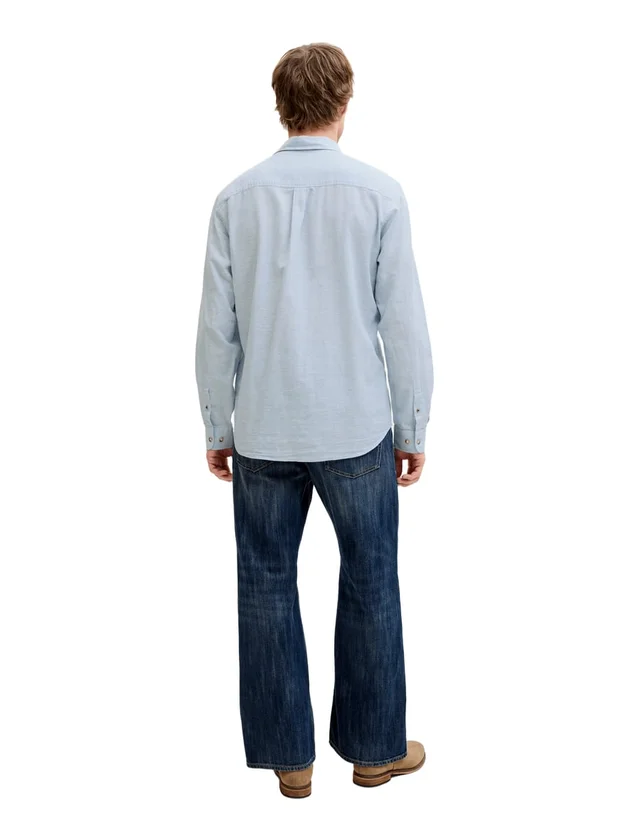 Jjesummer Linen Blend Shirt L S Sn