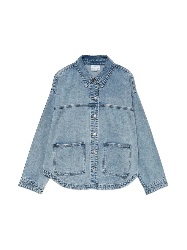Jamie LS Denim Shacket Mix Ga Noos