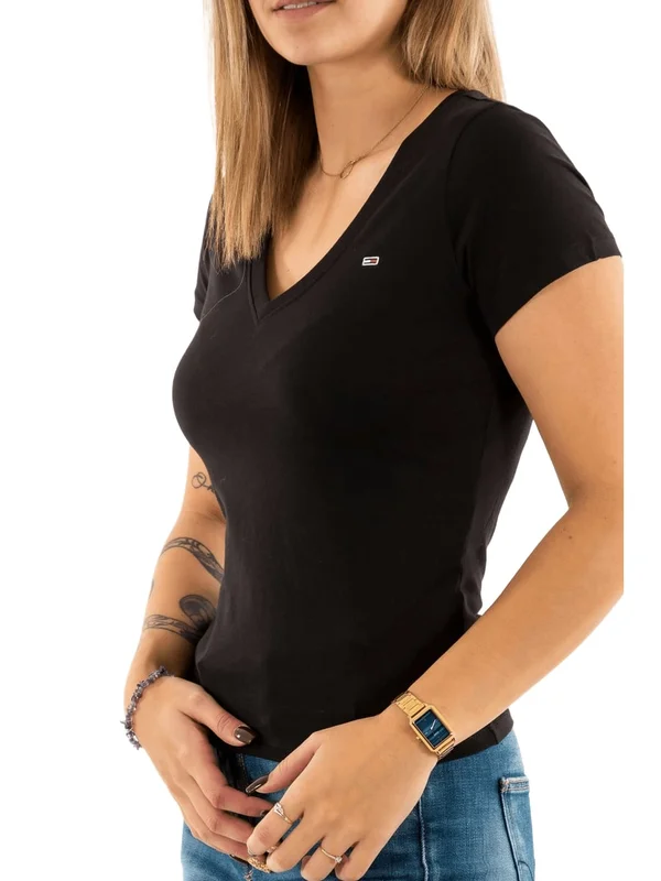Slim V Neck Tee