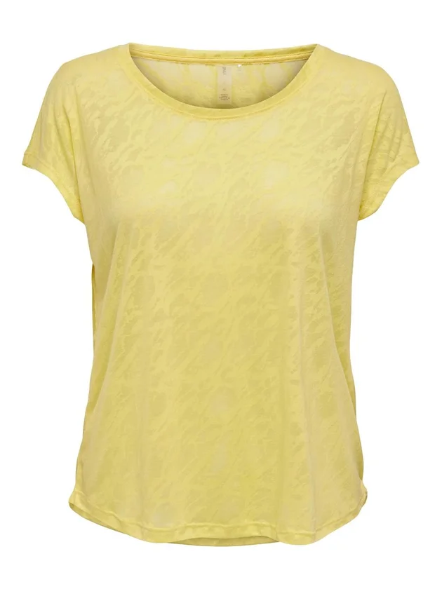 Curved Burnout SS Tee