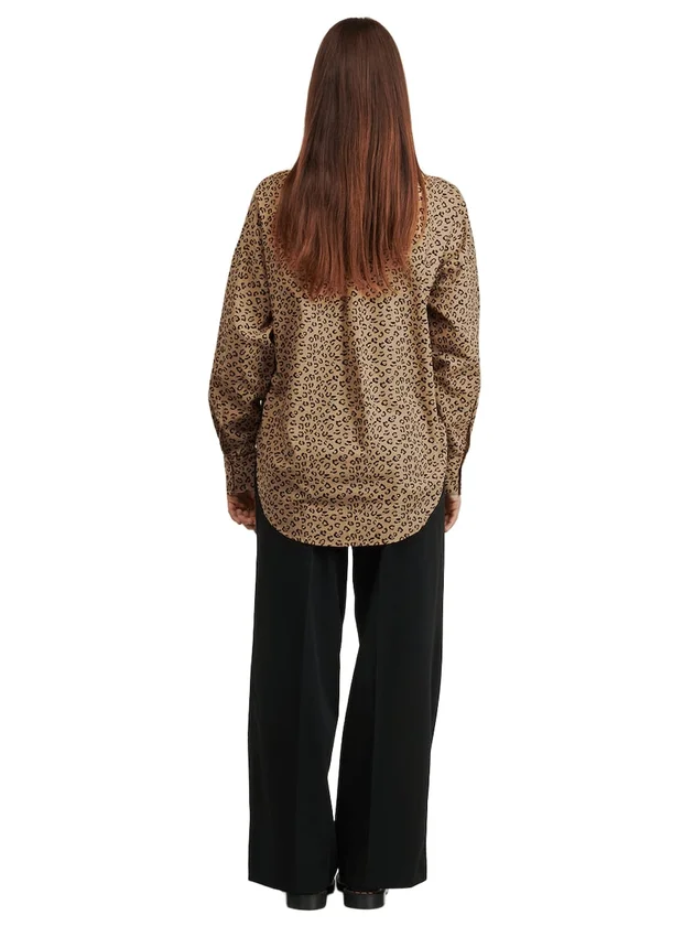Janna LS Loose AOP Shirt