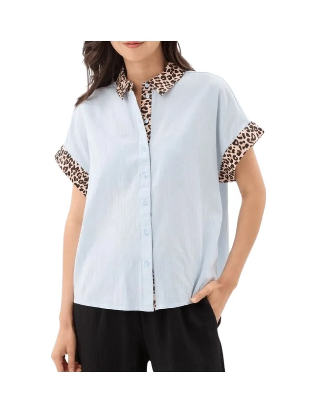 Pcjavier Contrast Check Shirt Wvn