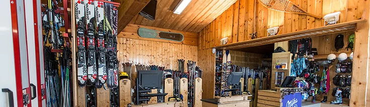 Intérieur du magasin SPORT 2000 CORRENCON EN VERCORS GUILLET SPORT