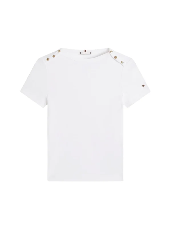 Gold Button Slim Ss
