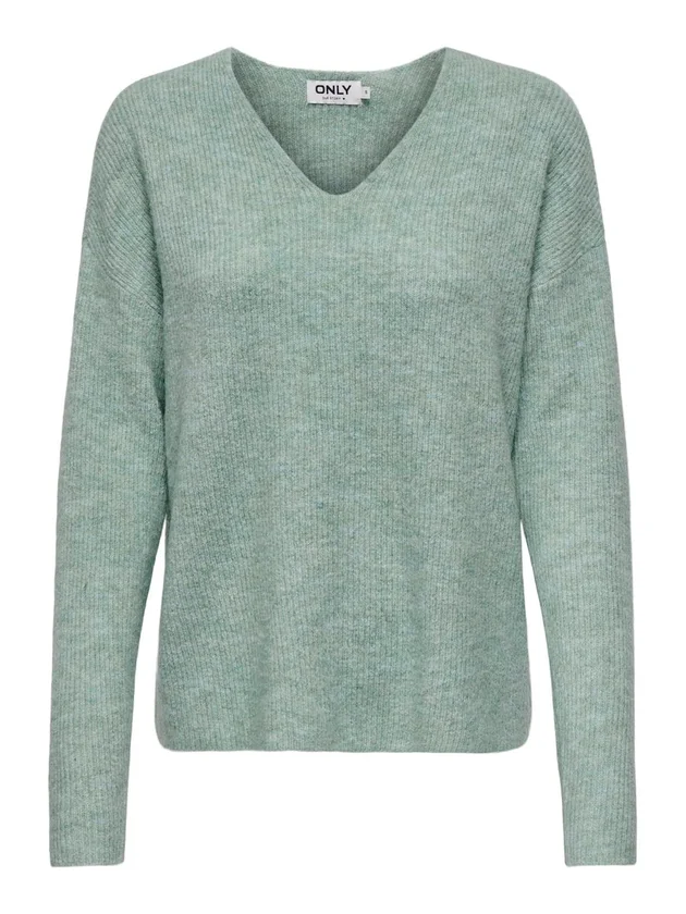 Camilla V Neck L S Pullover Knt Noos