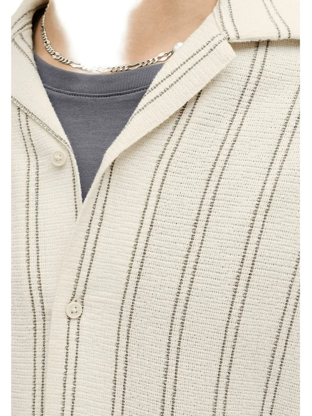 Jjecoba Stripe Resort Shirt Ss Sn
