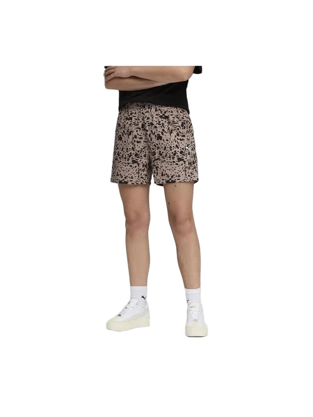Ess Graphic Animal High Rise Aop Woven Shorts