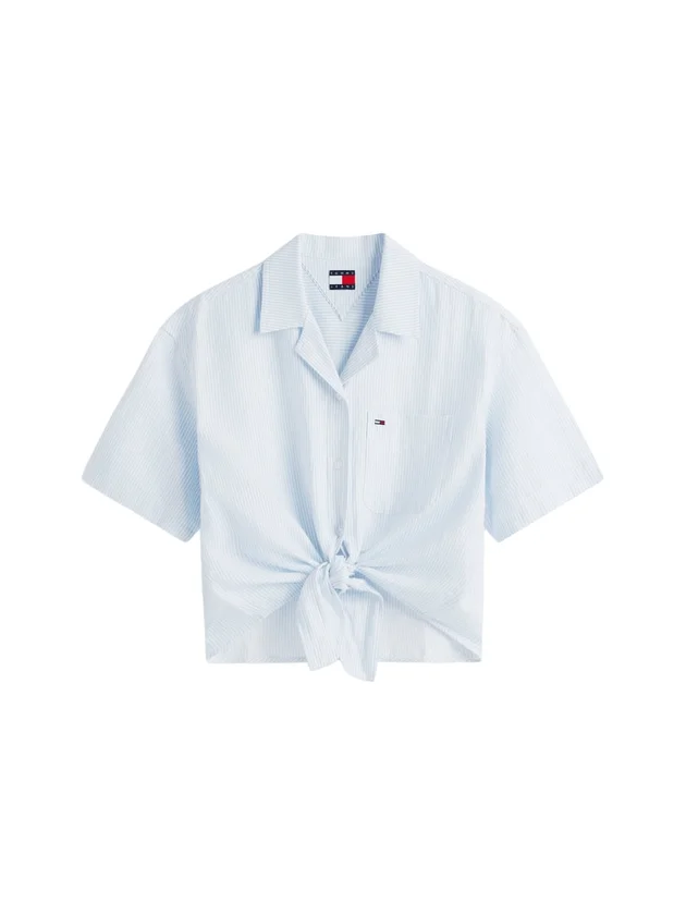 Tie Front Linen Shirt