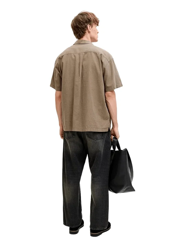 Summer Linen Blend Resort Shirt SS Sn