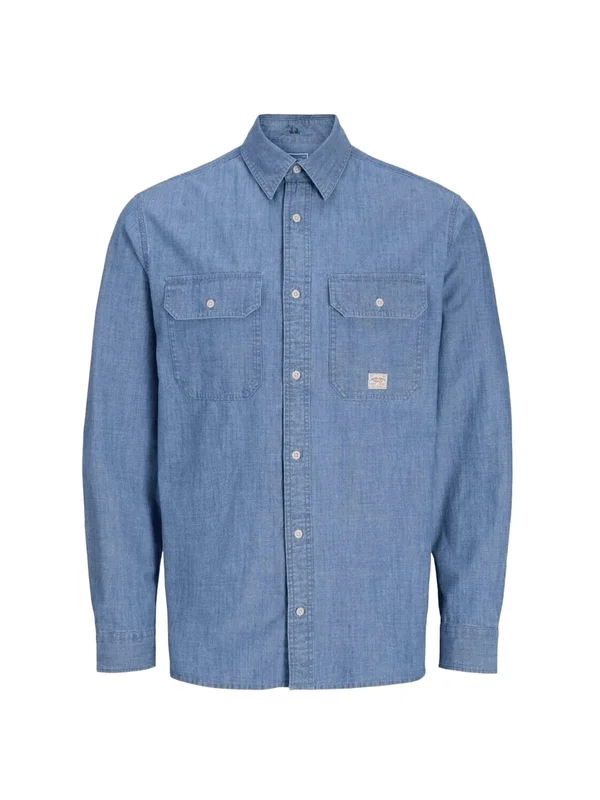 Jprbluharry Chambray Ls Shirt