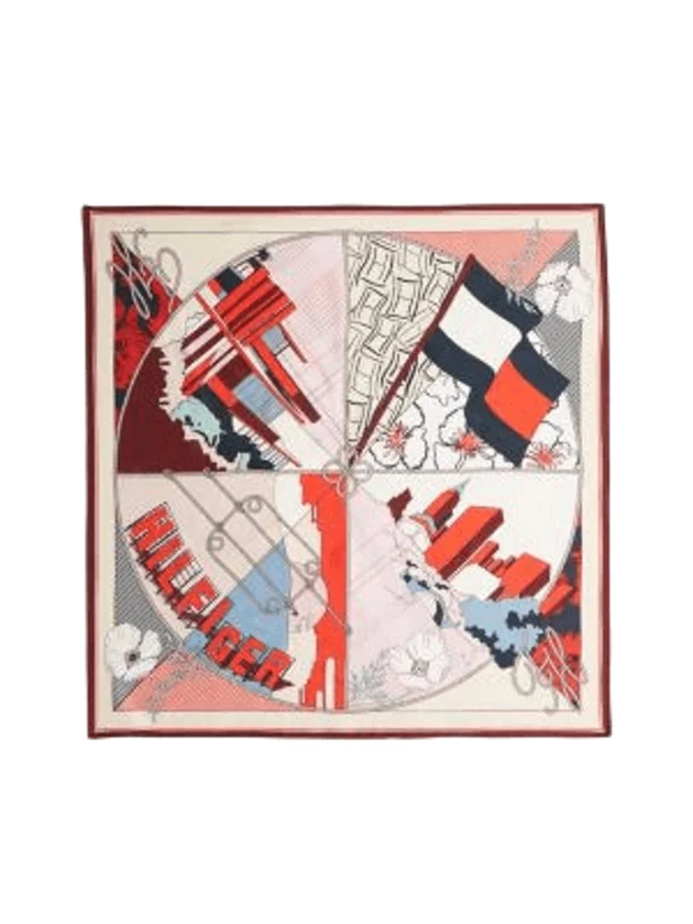 Flag Floral Silk