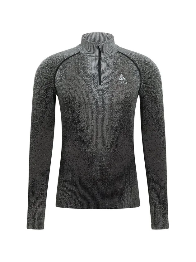 Bl Top Turtle Neck L/S Half Zip