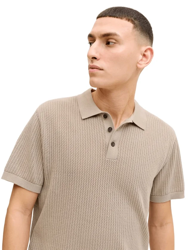 Jjjess Knit Polo Ss