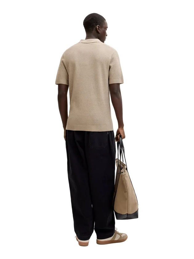 Bluriley Knit Polo Ss Sn