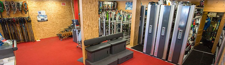 Intérieur du magasin SPORT 2000 LES SAISIES LES VOLATILES