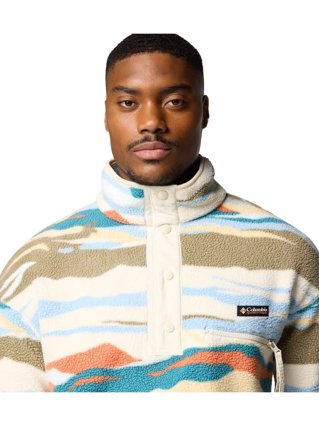Helvetia II Printed Half Snap Fleece