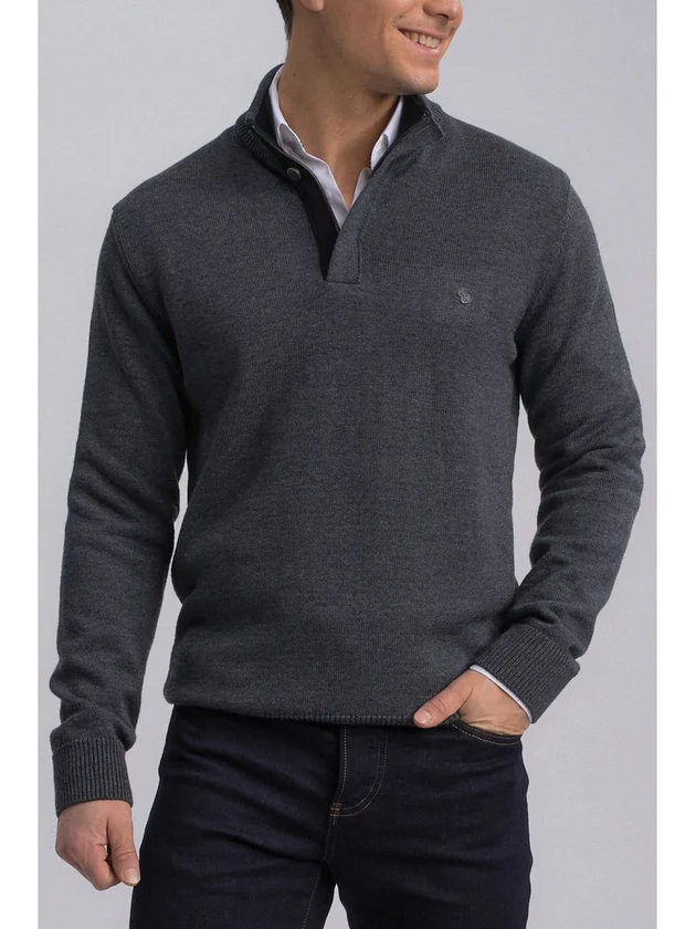 Classic Pull Col Zip