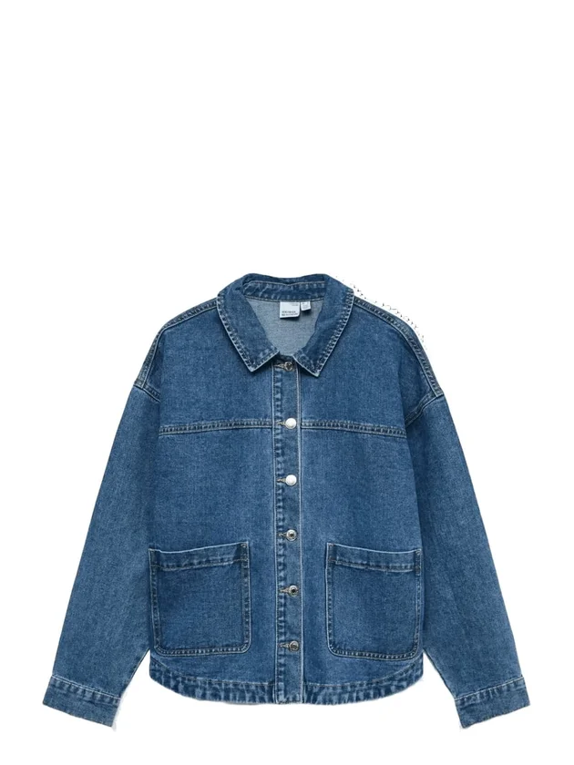 Jamie LS Denim Shacket Mix Ga Noos
