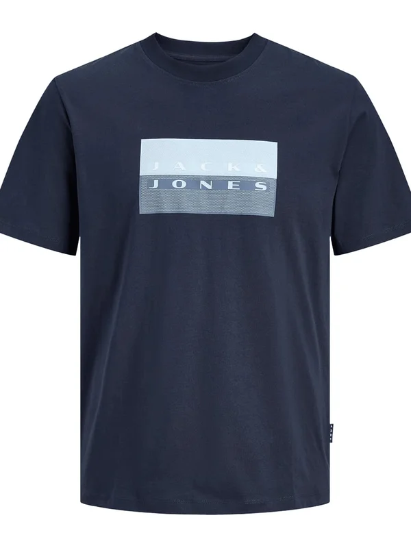 Jcofusion Dots Print Tee Ss Crew Sn
