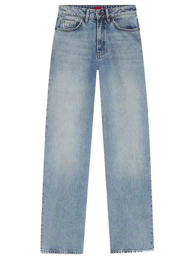 Jean Jambes Larges Taille Haute