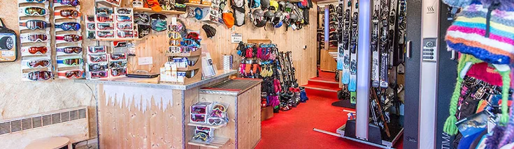 Intérieur du magasin SPORT 2000 BOLQUERE PYRENNEES 2000 EVASION