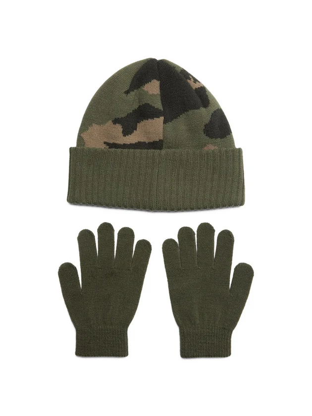 B Beanie Glove Combo