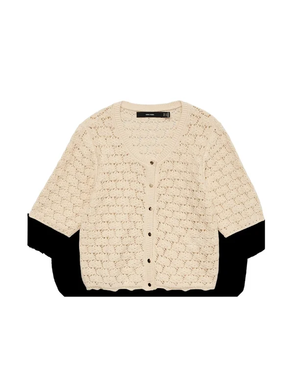 Vmkora 2/4 O Neck Button Cardigan E