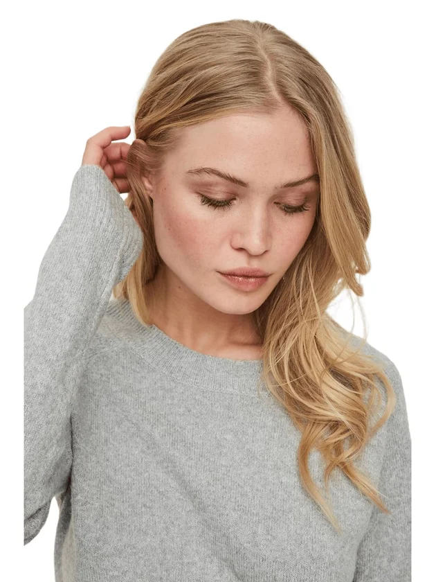 Offy LS O Neck Blouse Ga Noos