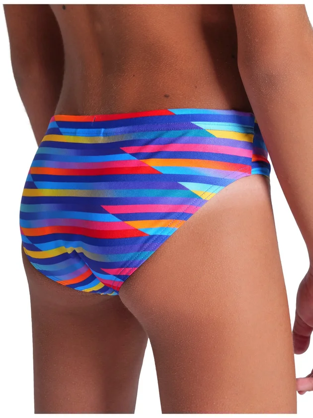 Racing Stripe Swim Brief