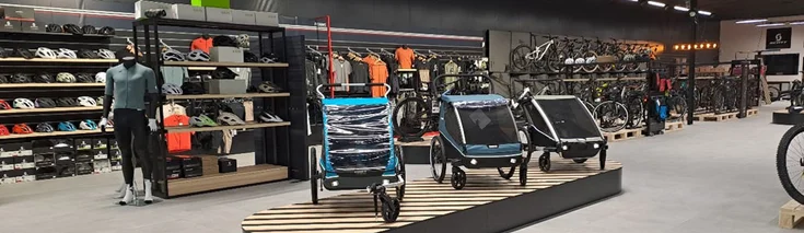 Intérieur du magasin MONDOVELO CHANAS