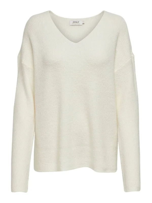 Camilla V Neck L S Pullover Knt Noos