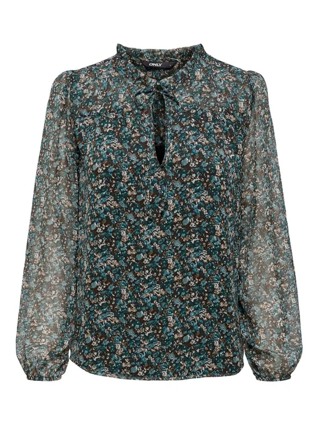 Ditsy L S Blouse Wvn Noos