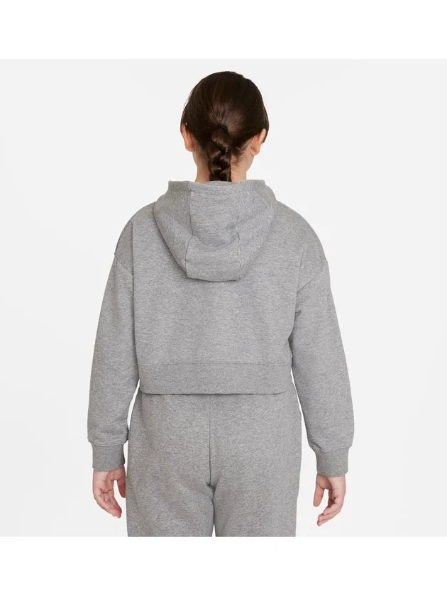 Club Ft Crop Hoodie Hbr